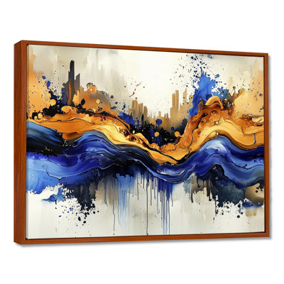 Impressions sur toile Golden Aqua