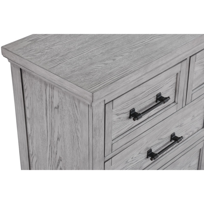 Mobilier de chambre à coucher contemporain en bois avec commode 1pc
