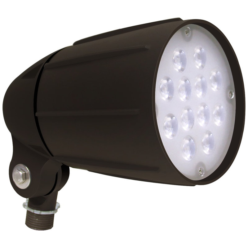 Black Aluminum RGBW Bluetooth Outdoor Spotlight