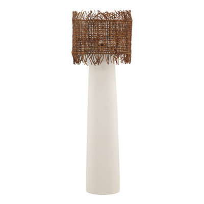 Lampe sur pied Verino blanche