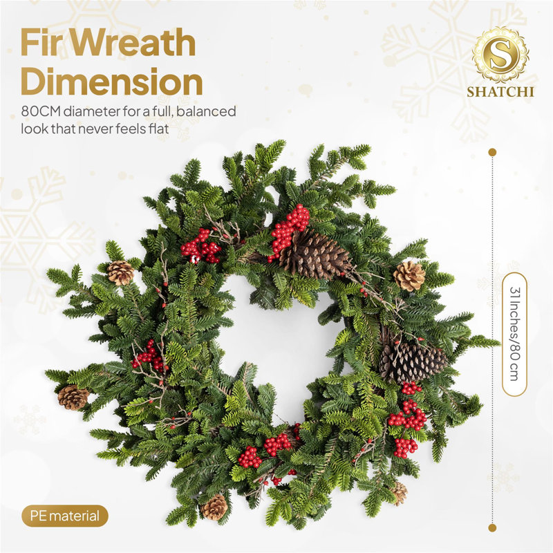 Polyethylene Wreath, 70 (cm) x 70 (cm)