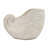 11.5X6.7X7.7" Sand And Cement Nautilus Shell Planter With Textured Beige Finish