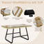 Ensemble de conversation 4 pièces avec table basse, causeuse et 2 chaises pour conversation -110199903