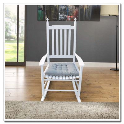 Chaise berçante en bois massif