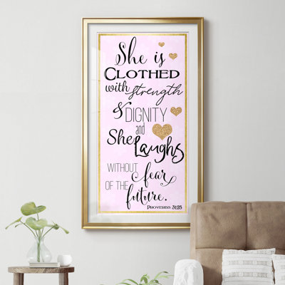 " Clothed With Strength And Dignity "