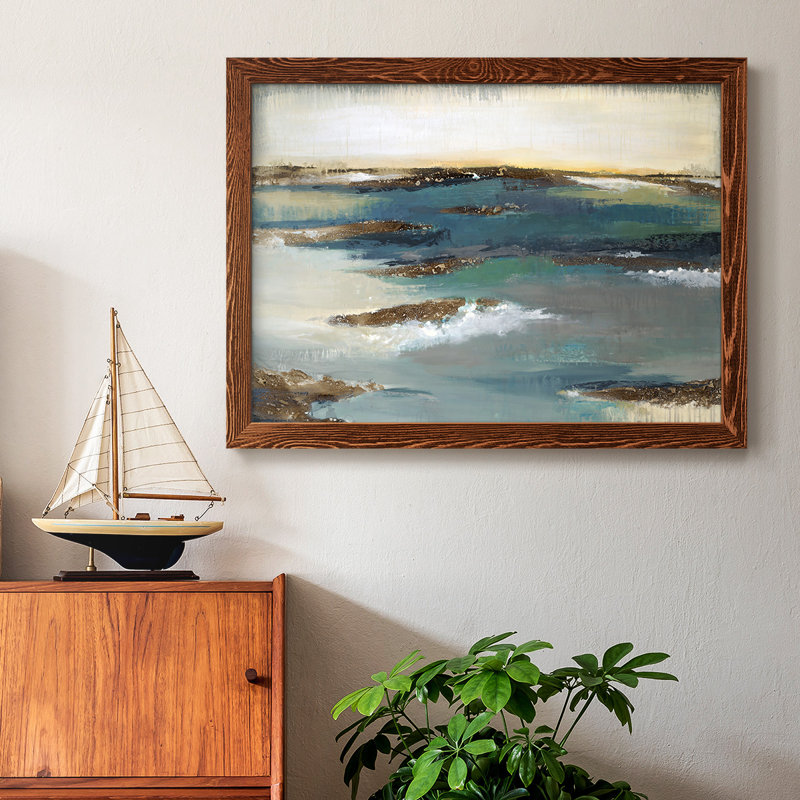 «Coastal Bluff», reproduction sur toile, Érable, H 28 po x l 42 po x P 1,5 po
