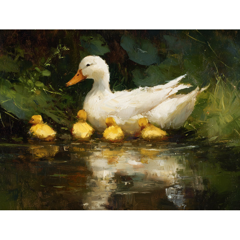 Papiers peints Ducklings Nature, Non tissé, 120 po x 96 po