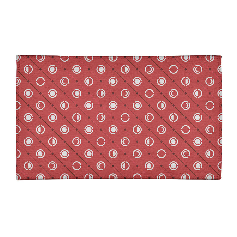 Chenille Geometric Indoor Rug, Rectangle 2' x 3'