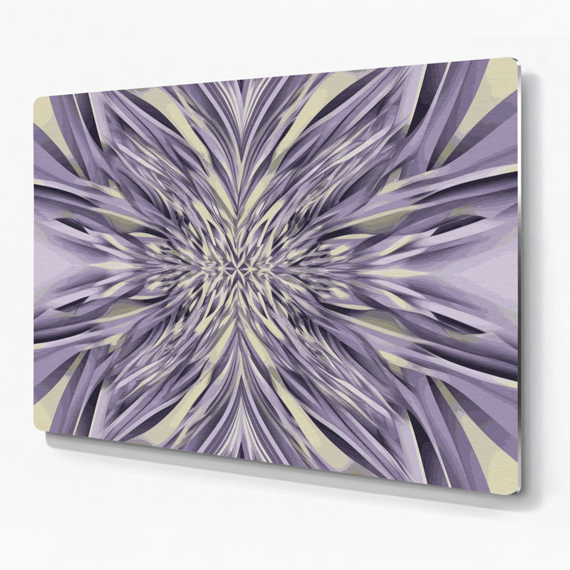 Art mural op mauve 73