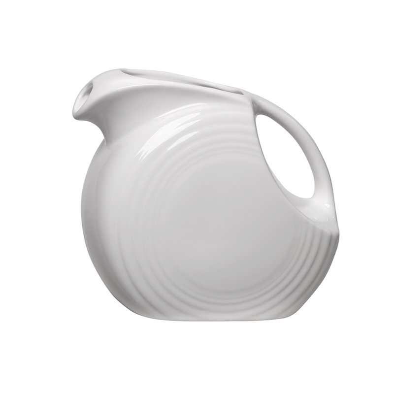 Grande carafe à disque Fiesta 67 oz, Blanc