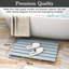 Bamboo Duckboard Bath Mat Anti Slip Mat Spa, Bath, Shower Bathroom Decor Multipurpose Bath Mat Grey