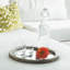 Plateau de service rond en bois Tipton