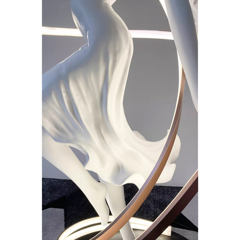 Ornement de plancher artistique Sculpture danseuse