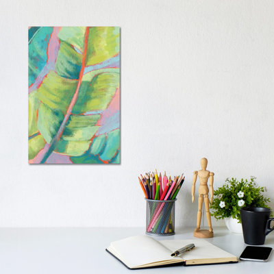 Reproduction d’art « vibrant Palm feuilles II » par Jennifer Goldberger