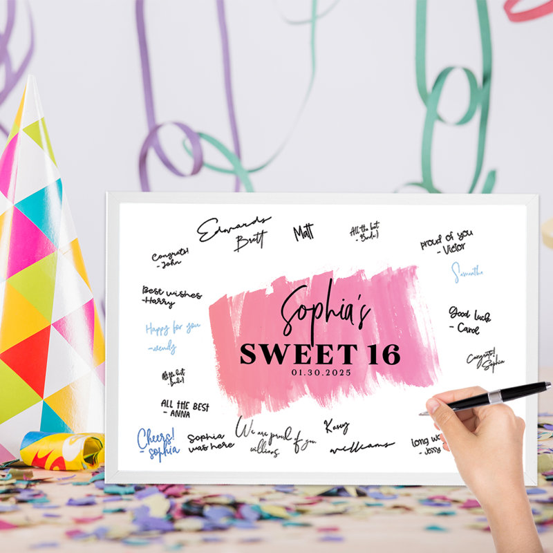 Signe d'anniversaire en papier