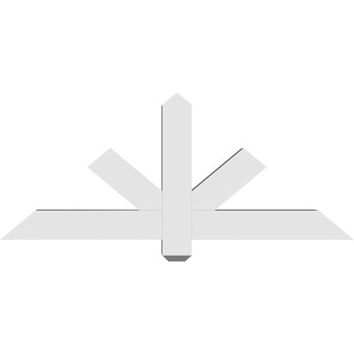 Support de pignon en PVC de qualité architecturale Kennewick