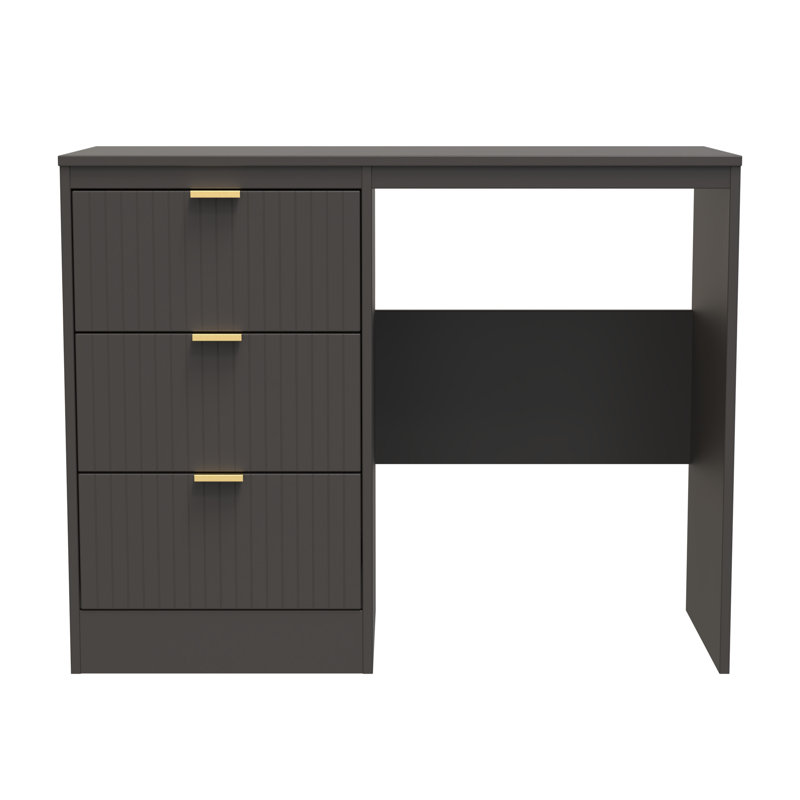 Berklie 3 Drawer Vanity (Ready Assembled), Graphite
