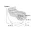 Fauteuil pivotant confortable