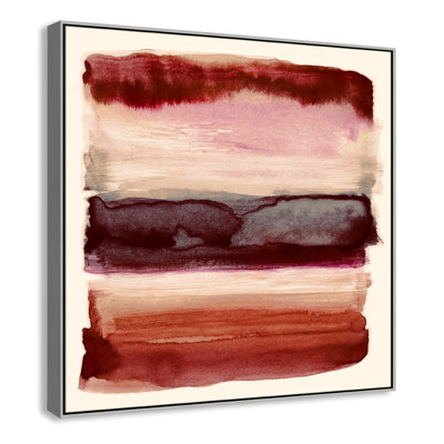 Sky Collection "Burgundy Sky II" Print by Nan
