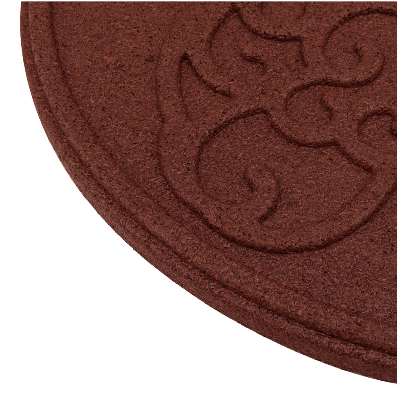 STEPPINGSTONE-BUTTERFLY Rubber Stepping Stone, Red