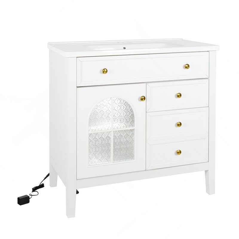Armoire de salle de bain, armoire seulement, Vert
