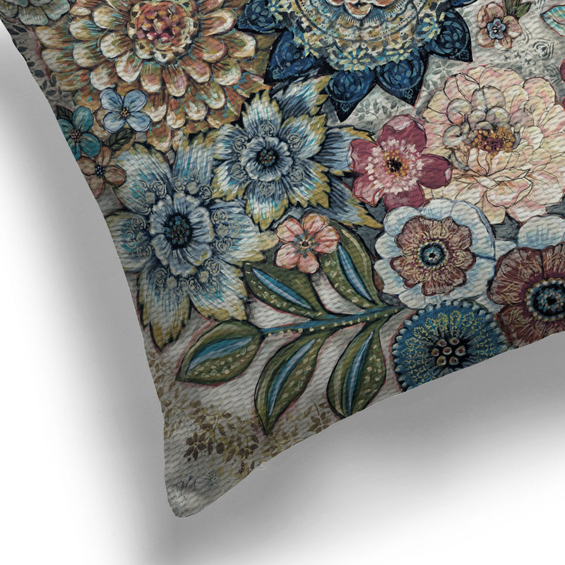  Coussin décoratif Boho Bouquet