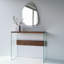 Arkoe 91cm Solid Wood Top Console Table