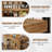 55" Kitchen Island With Power Outlets, Extra Large Work Surface, 3-tier Farmhouse Wooden Stationary Island Table With Storage Shelf For Kitchen Dining Room-1319138880