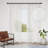 Pinch Pleat Semi-Sheer Single Curtain Panel with Rings and Clips Included-802094670-802094674