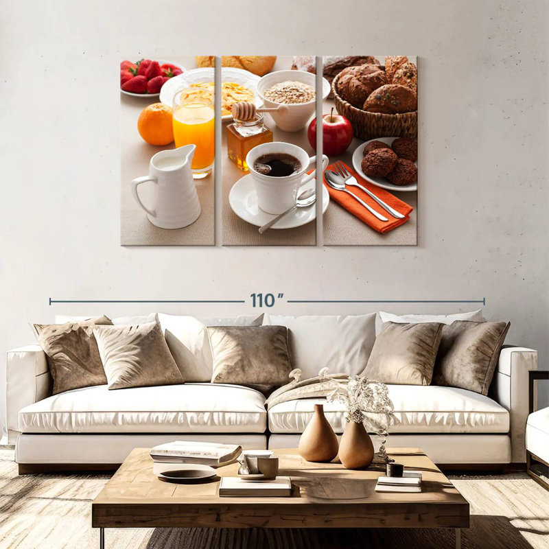 'Satisfying Breakfast, 48" H x 74" W