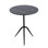 Glacier 18" Accent Table with Lava Marble