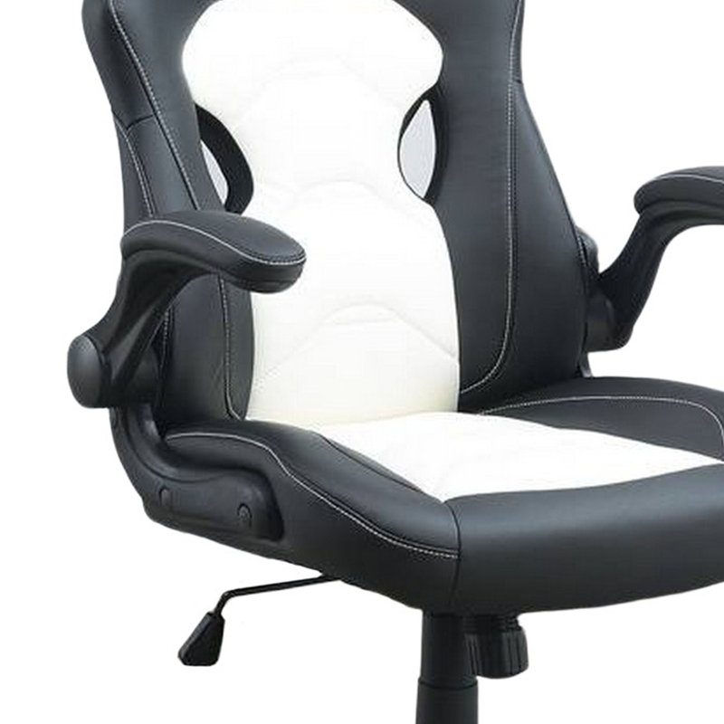 Fauteuil de jeu pivotant en similicuir de 42 pouces