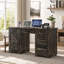 Bureau de direction avec station de charge, tiroir, armoire réglable-129894107