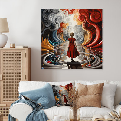 Fantasy Alices Journey To The Wonderland I - Fantasy Metal Wall Art