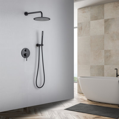 Système de douche complet avec valve brute