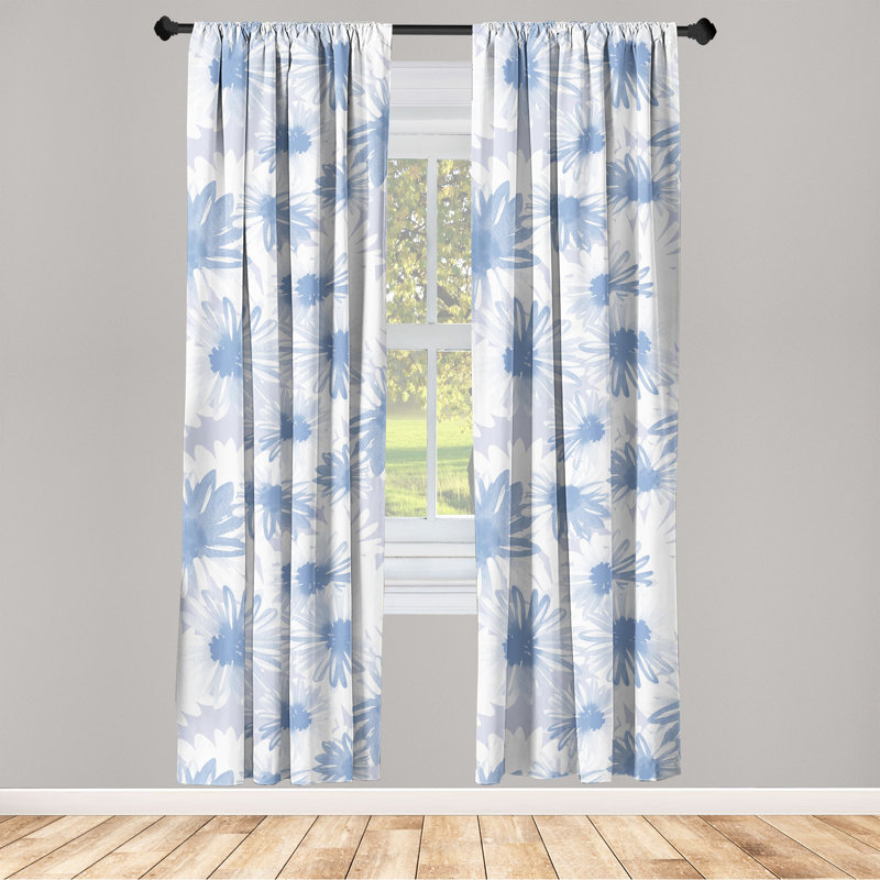 Semi Sheer Curtain Pair, 56" W x 63" H