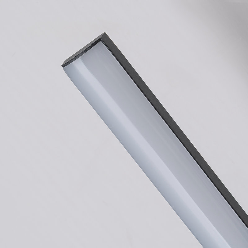 Minimalist Matted Black J-Hook Integrated LED Wall Sconce