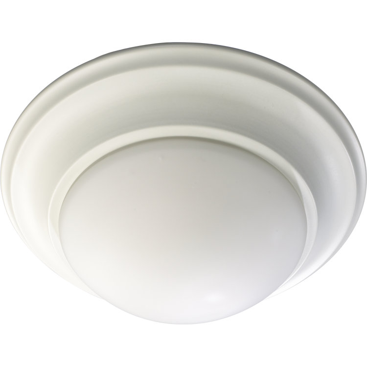 Longoria Glass Flush Mount, Old World, 6.5" H x 17" W