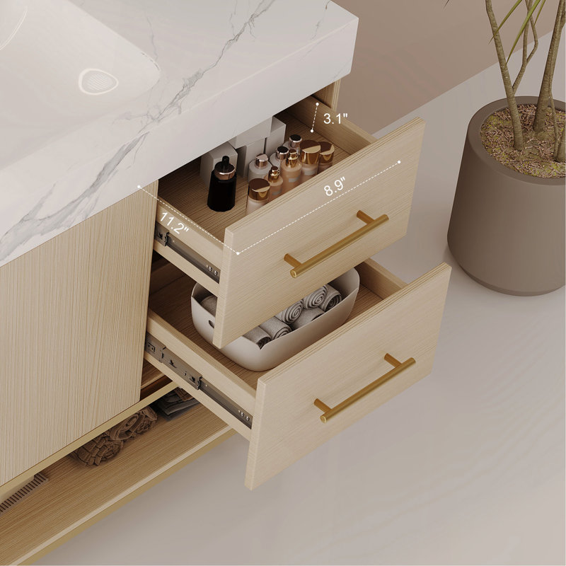Armoire autoportante 36 po, Blanc, Crème