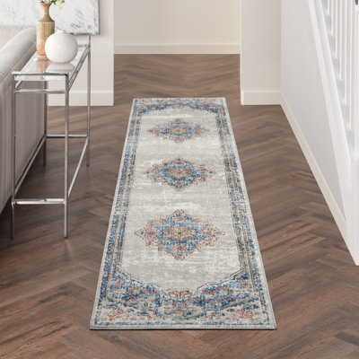 Tapis oriental bleu / gris Oullins