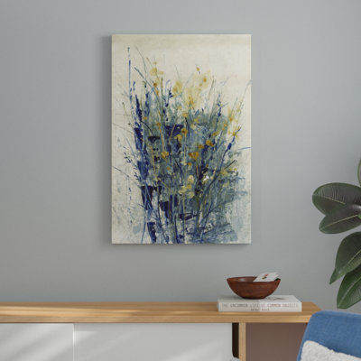 " Indigo Floral II " by Timothy O' Toole Painting Print