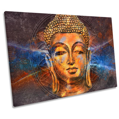 Buddha Statue - Wrapped Canvas Print