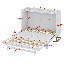 Lit escamotable avec pieds en fer-370356899