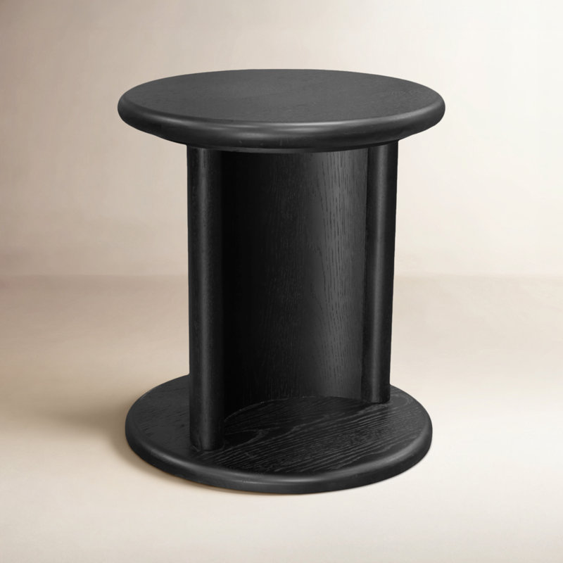 Table de bout Circa, Noir