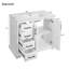 Meuble-lavabo moderne 36 "avec lavabo en céramique-1737495696