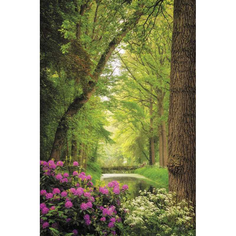 Printemps matin, H 30 po x l 20 po, Non, Toile tendue