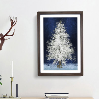 Tree at Winter - Picture Frame Painting Print
