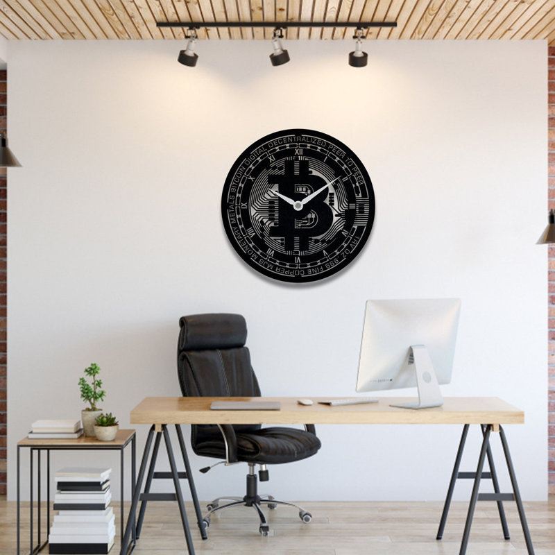 Valentina Metal Wall Clock, 69" H x 69" W x 2" D