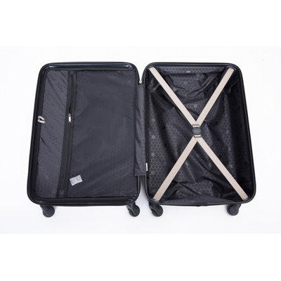 Luggage Sets 3 Piece,Suitcases with Wheels Hardshell,Lightweight Travel Suitcase Sets with TSA Lock,Gold,20/24/28inch