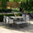 Square 8 - Person 110cm Long Dining Set with Cushions